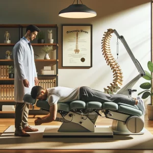 Flexion-Distraction Therapy Table at Mount Pleasant Chiropractic