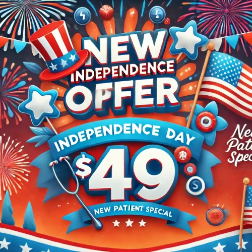 mount pleasant chiropractic 4th of july offer