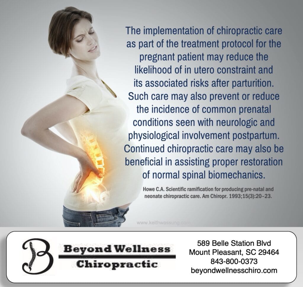 Beyond Wellness Chiropractic Mt Pleasant - pregnancy back pain